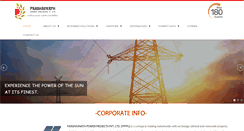 Desktop Screenshot of parshavnathpower.com