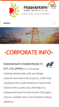 Mobile Screenshot of parshavnathpower.com